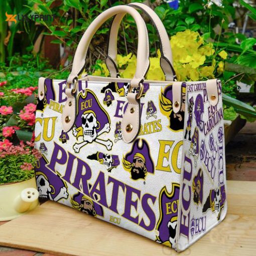 East Carolina Pirates Leather Handbag For Women Gift