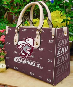 Eastern Kentucky Colonels Leather Handbag