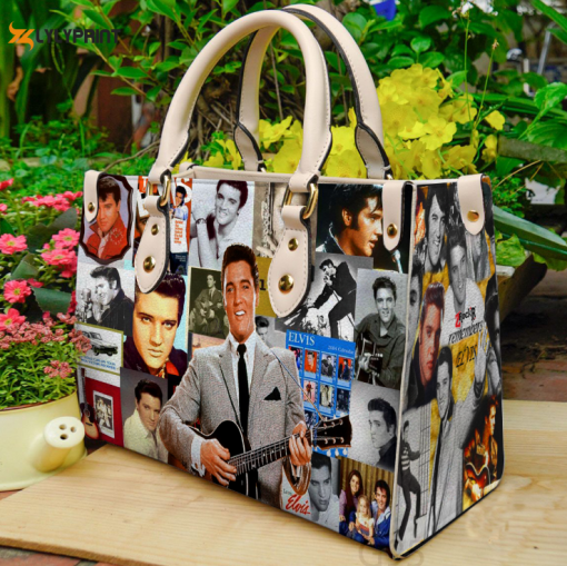 Elvis Presley 1 Leather Handbag