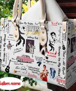 Elvis Presley Leather HandBag For Women Gift Type01