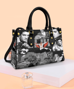 Elvis Presley White Leather Bag For Women Gift Type01