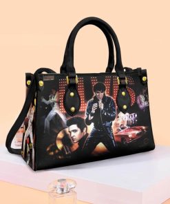 Elvis Presley White Leather Bag For Women Gift Type02