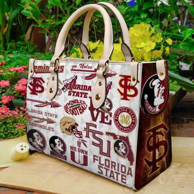 Florida State Leather Bag For Women Gift Type01