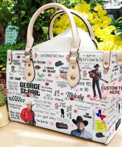 George Strait Leather Hand Bag For Women Gift