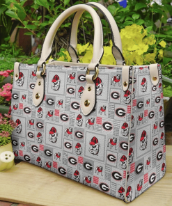 Georgia Bulldog Leather Bag For Women Gift