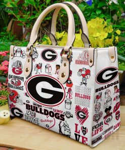 Georgia Bulldogs 1 Leather Handbag For Women Gift