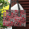 Georgia Bulldogs Leather HandBag For Women Gift