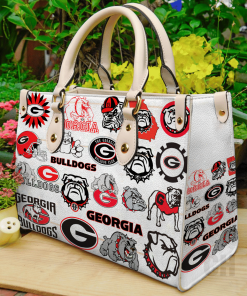 Georgia Bulldogs Leather Bag For Women Gift