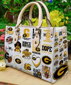 Grambling State Tigers Leather Handbag For Women Gift