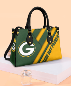 Green Bay Packers Leather HandBag For Women Gift