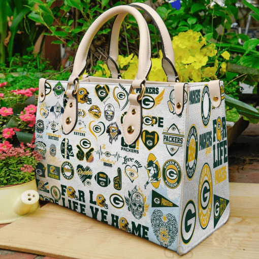 Green Bay Packers Leather Bag For Women Gift Type01