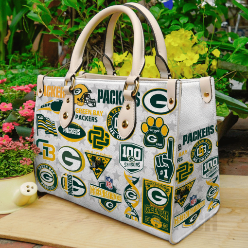 Green Bay Packers Kai Leather Hand Bag For Women Gift