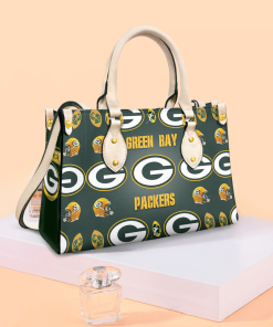 Green Bay Packers Leather HandBag For Women Gift Type02