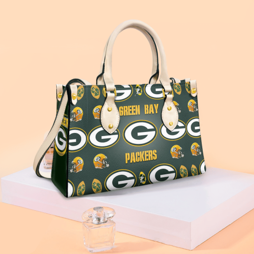 Green Bay Packers Leather HandBag For Women Gift Type02