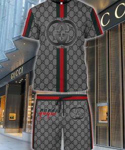 Gucci Combo Unisex T-Shirt & Short Limited Luxury Outfit Mura1005