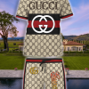 Gucci Combo Unisex T-Shirt & Short Limited Luxury Outfit Mura1009