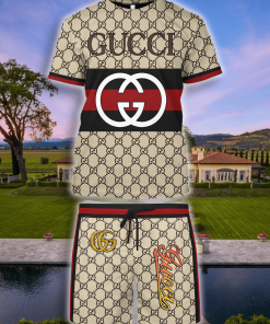 Gucci Combo Unisex T-Shirt & Short Limited Luxury Outfit Mura1009