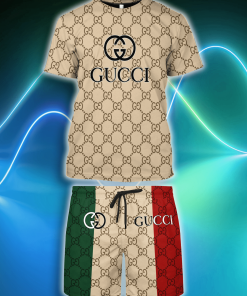 Gucci Combo Unisex T-Shirt & Short Limited Luxury Outfit Mura1018