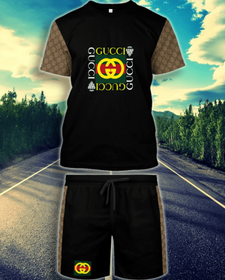 Gucci Combo Unisex T-Shirt & Short Limited Luxury Outfit Mura1027