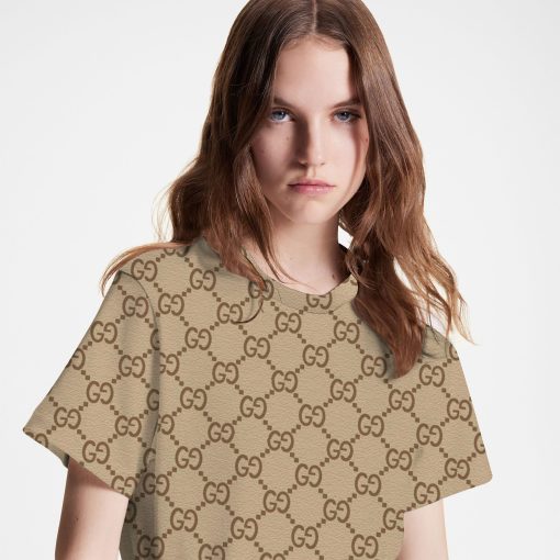 Gucci Monogram Luxury Unisex T-Shirt For Lady Gentleman USL1014