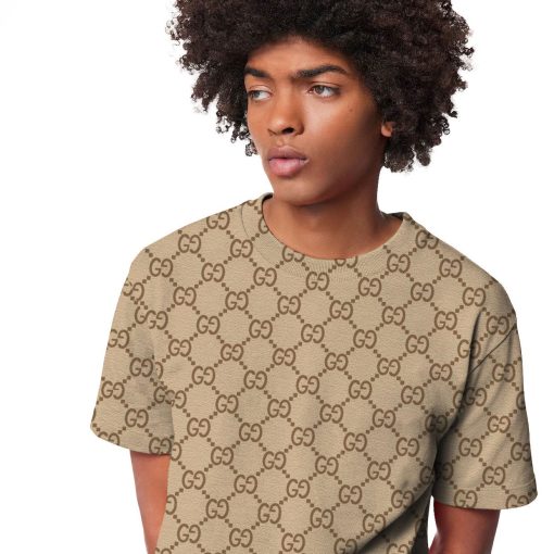 Gucci Monogram Luxury Unisex T-Shirt For Lady Gentleman USL1014