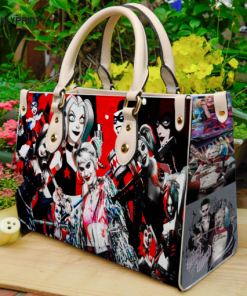 Harley Quinn Leather Handbag For Women Gift