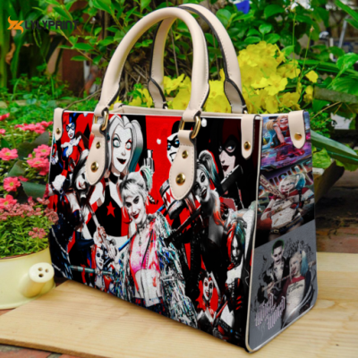 Harley Quinn Leather Handbag For Women Gift