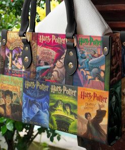 Harry Potter Books Leather HandBag For Women Gift