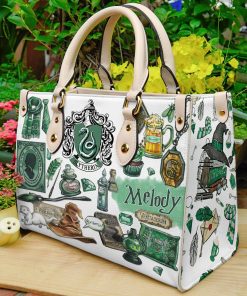 Harry Potter Slytherin Leather Bag For Women Gift