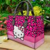 Hello Kitty Pink Leather Bag For Women Gift