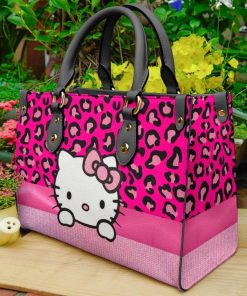 Hello Kitty Pink Leather Bag For Women Gift