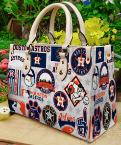 Houston Astros Leather HandBag For Women Gift