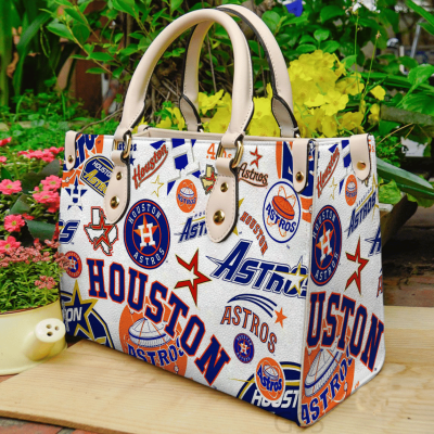 Houston Astros Leather Bag For Women Gift