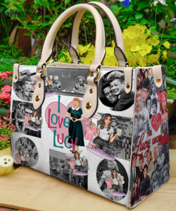 I Love Lucy 3 Leather Handbag Gift For Women