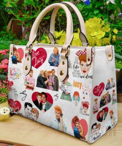 I Love Lucy Leather Handbag Gift For Women