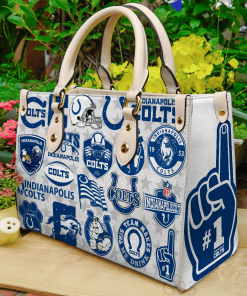 Indianapolis Colts Leather Bag For Women Gift