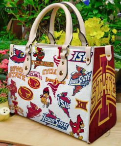 Iowa State Cyclones Leather Handbag For Women Gift