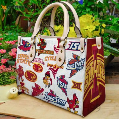 Iowa State Cyclones Leather Handbag For Women Gift