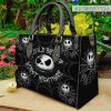 Jack Skellington Leather Handbag For Women Gift