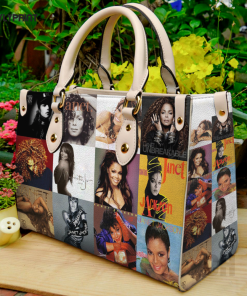 Janet Jackson Leather Handbag Gift For Women