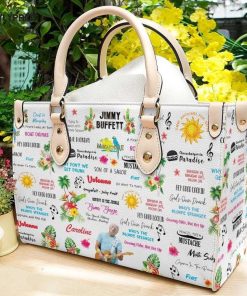 Jimmy Buffett Leather Handbag For Women Gift