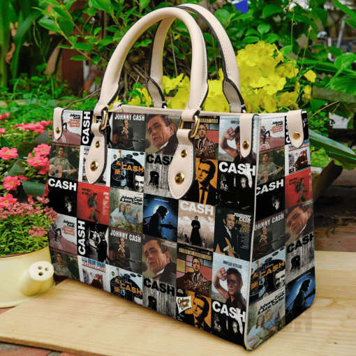 Johnny Cash Leather Hand Bag For Women Gift