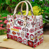 Kansas City Chiefs Leather Hand Bag For Women Gift Type01