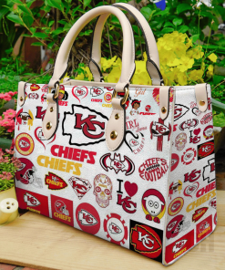 Kansas City Chiefs Leather Hand Bag For Women Gift Type01