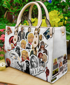 Kurt Cobain Leather Hand Bag For Women Gift