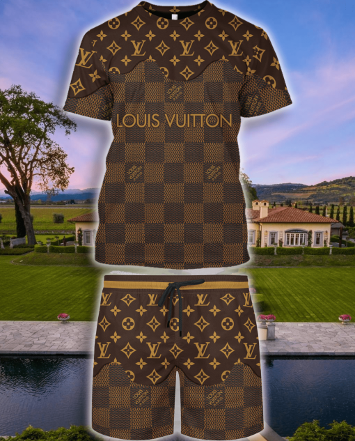 LV Combo Unisex T-Shirt & Short Limited Luxury Outfit Mura1058