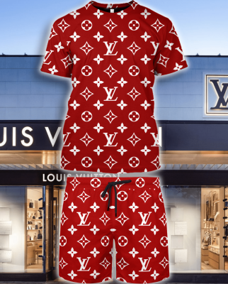 LV Combo Unisex T-Shirt & Short Limited Luxury Outfit Mura1070