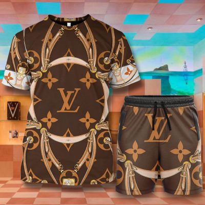 LV Combo Unisex T-Shirt & Short Limited Luxury Outfit Mura1078