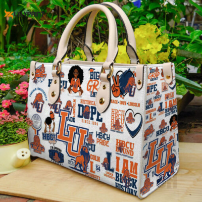 Langston University Lions Leather Handbag Gift For Women_1