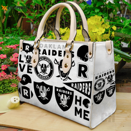 Las Vegas Raiders Leather Handbag For Women Gift